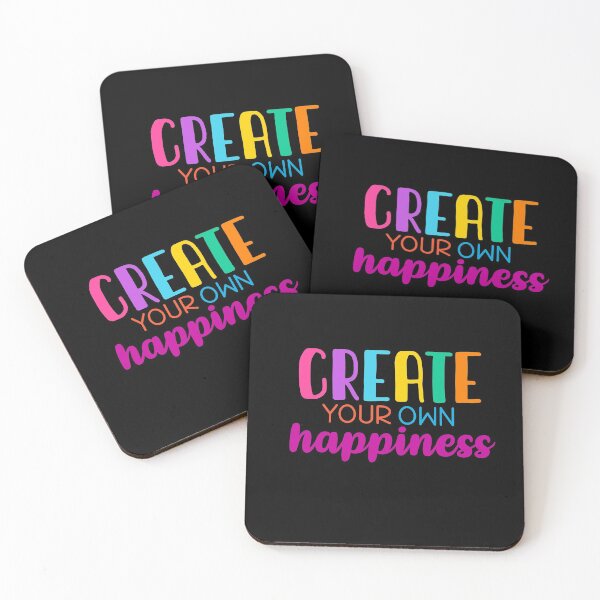 Item preview, Create your own happiness designed and sold by Letter & Petal.