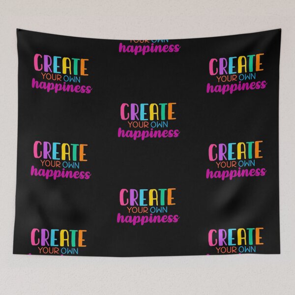 Item preview, Create your own happiness designed and sold by Letter & Petal.