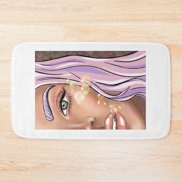 Item preview, Bubbles female portrait hand drawn designed and sold by AlexisNox.