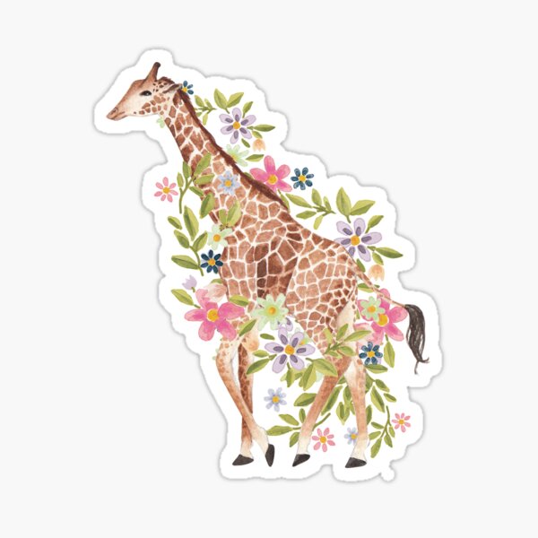 Item preview, Giraffe In Bloom designed and sold by DesignedByGenie.