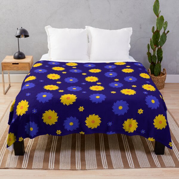 Item preview, Yellow-blue flowers designed and sold by SpringForever.