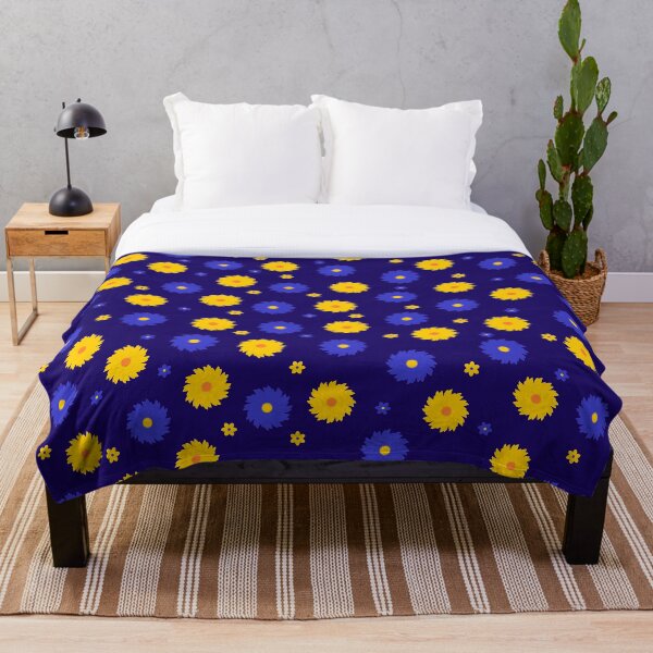 Item preview, Yellow-blue flowers designed and sold by SpringForever.