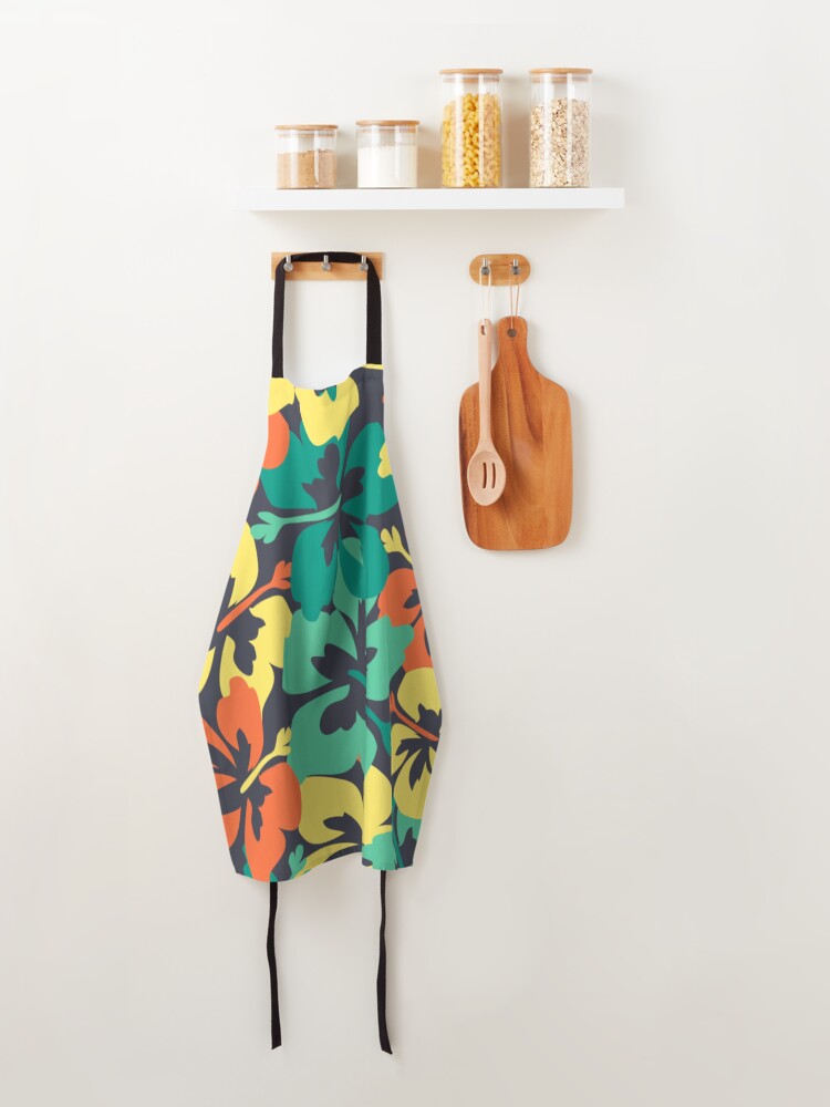 Thumbnail 4 of 6, Apron, Floral patterns designed and sold by designlyteam.