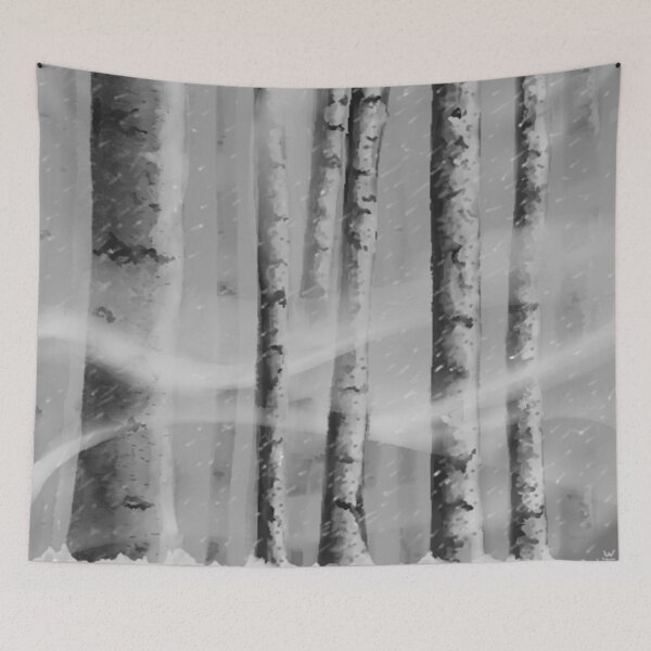 Item preview, Silver Snowy Wind designed and sold by JzArt.