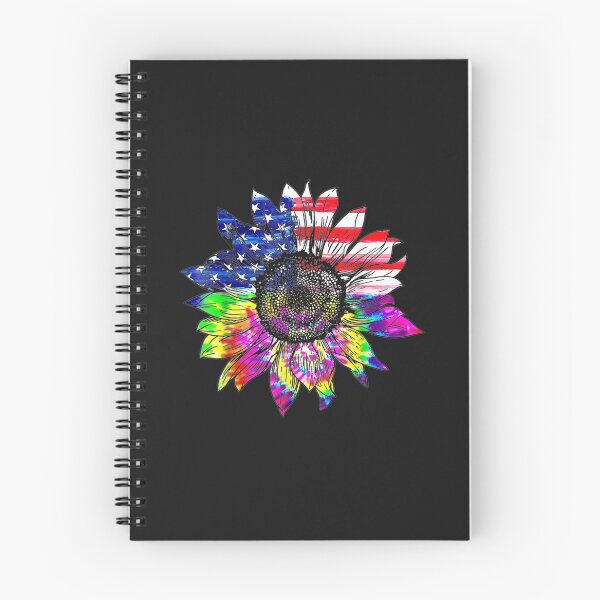 Item preview, Tie Dye American Flag Sunflower 4th July Graphic Plus Size designed and sold by zellaplrnli.