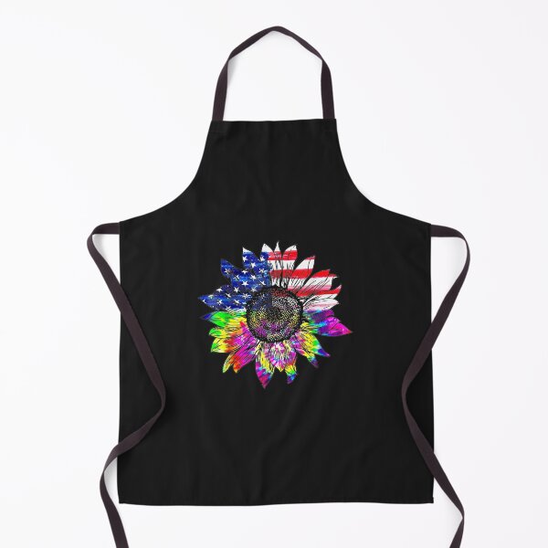 Item preview, Tie Dye American Flag Sunflower 4th July Graphic Plus Size designed and sold by zellaplrnli.