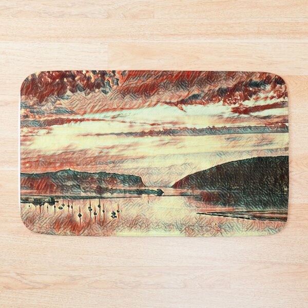 Item preview, GALATHI Beautiful suburb of Paradise in Knysna Red designed and sold by Galathi Designs.