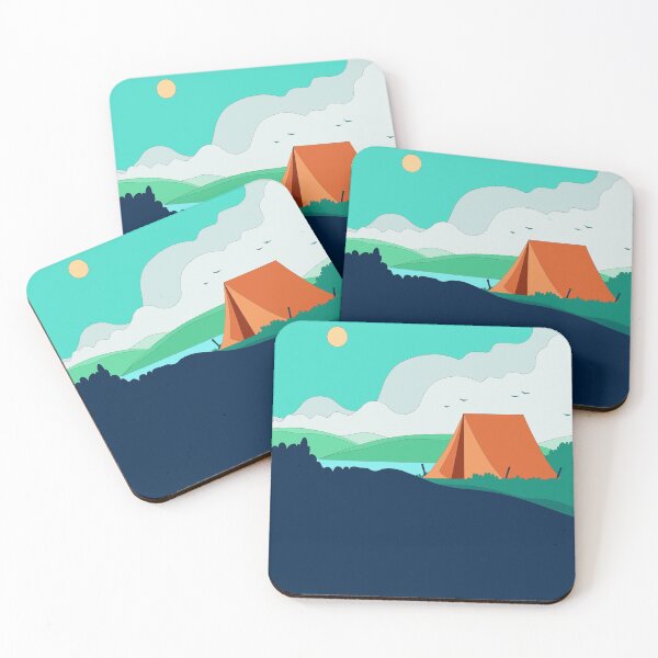 Item preview, Camping Is My Retirement Plan Art Board Prints designed and sold by fowzi shokri.