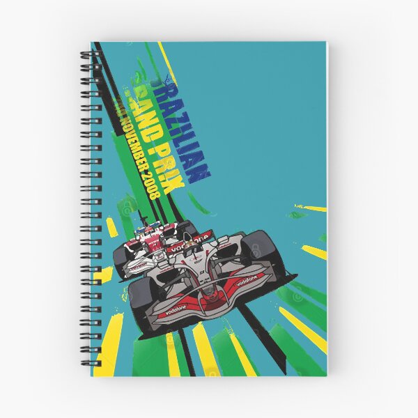 Item preview, GP de Brasil 2008 | Camiseta F1 | Regalo de motor GP designed and sold by juliechel.