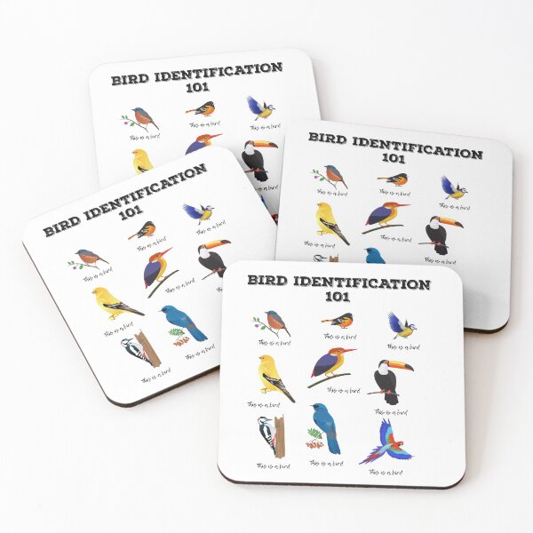 Aperçu de l'œuvre Conception amusante de l'identification des oiseaux 101 créée et vendue par jacoolda.
