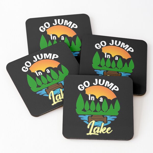Item preview, Go Jump in a Lake Vacation Travel Camping designed and sold by Nzgiftsandmore.