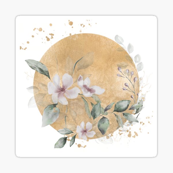 Item preview, golden flower composition designed and sold by MagdalenaRulez.