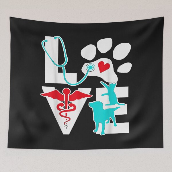 Item preview, Veterinary Dog And Cat Love Nurse Nursing designed and sold by zellaplrnli.