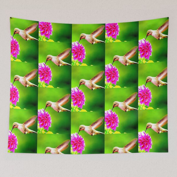 Item preview, Hummingbird Flower Feasting designed and sold by OceansSupply.