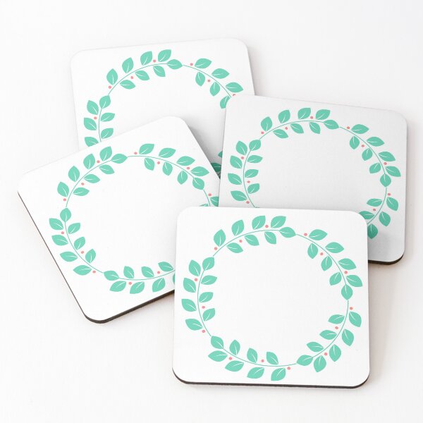Item preview, Wreath of leaves. Round frame with leaves, decorative design element. designed and sold by KsuWonder.