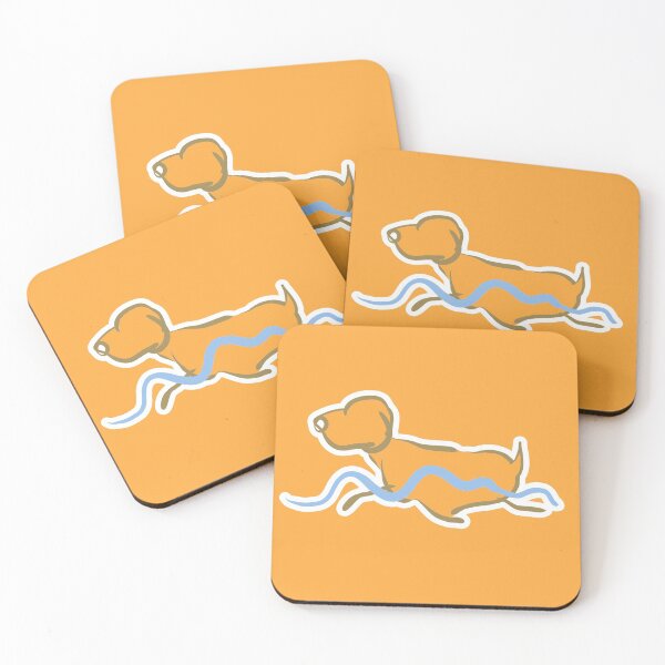 Item preview, Swimming Dog Doodle - Cute and Funny Dog designed and sold by ViewerEqualsPhoton.