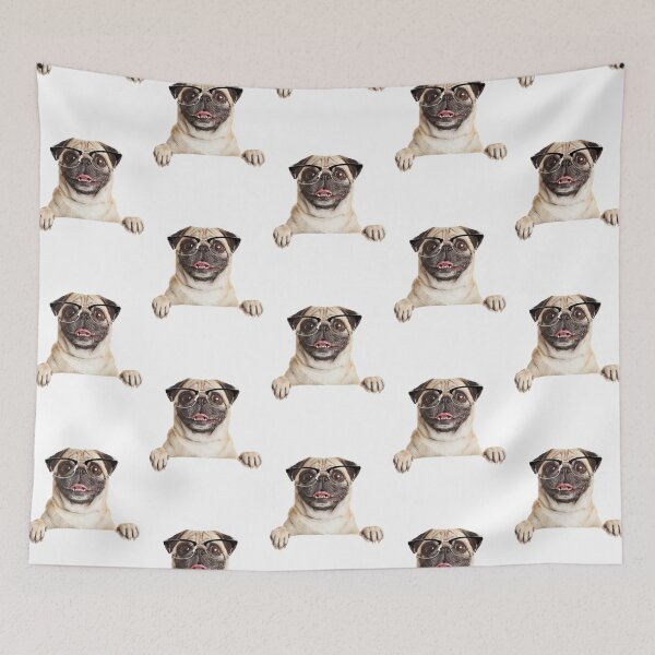 Item preview, Yes Pugs Are Intelligent - Wearing Spectacles To Prove It LOL designed and sold by OceansSupply.