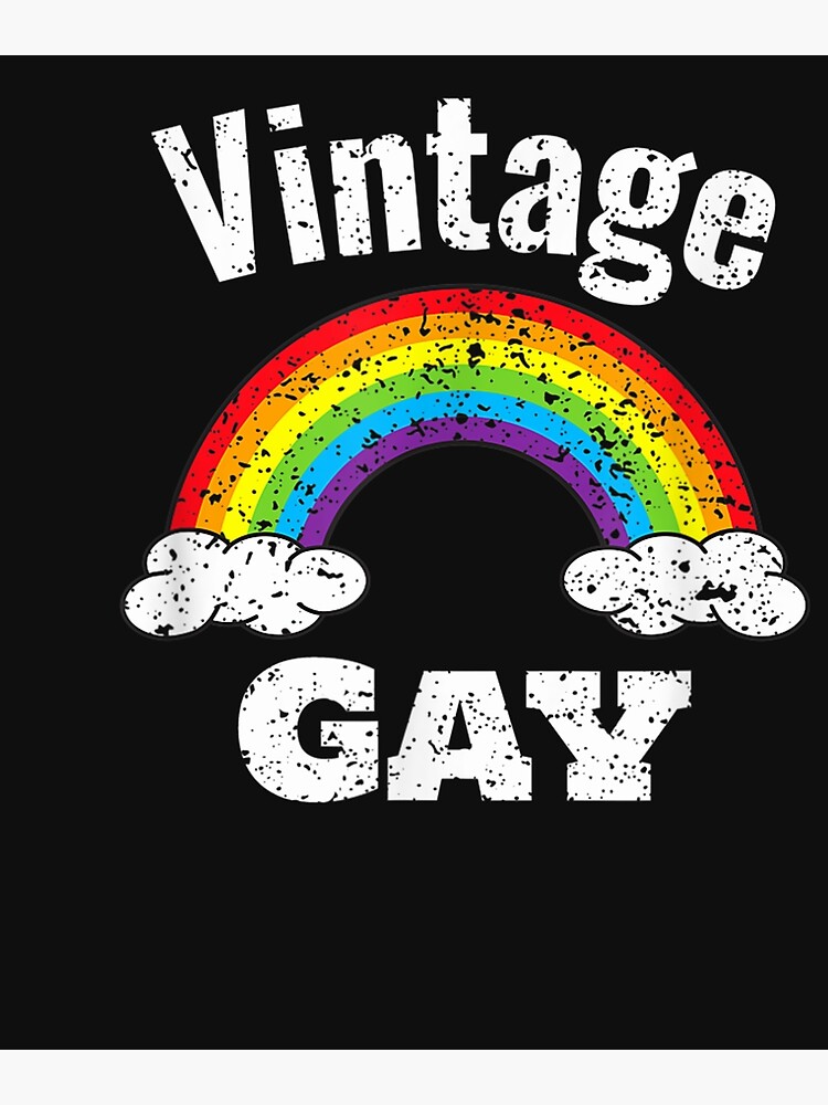 Vintage Gay Lgbt Gay Pride Month Funny Lgbtq Poster For Sale By