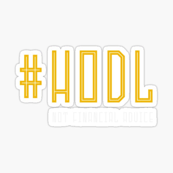 HODL Sticker