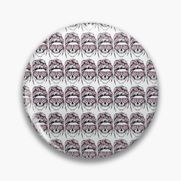 Item preview, Mom Life Skull Pink Leopard Pattern designed and sold by Pixeo.