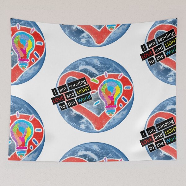 Item preview, I AM SENDING LOVE AND LIGHT TO THE WORLD (Bright) designed and sold by OceansSupply.