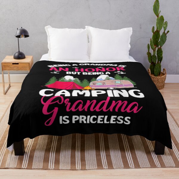 Artikelvorschau, Being A Grandma Is An Honor Camping Lover Gift  entworfen und verkauft von mchargue12.