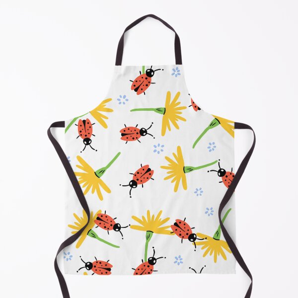 Item preview, Flower and ladybugs print illustration designed and sold by valdegilde.