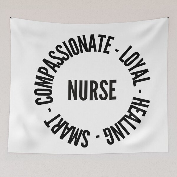 Item preview, Empowering/inspiring nurse quote - nurse gift/present (black) #1 designed and sold by PickaSticka.