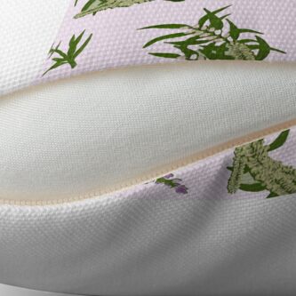 Alternate view of Pastels and Lavender Home Throw Pillow