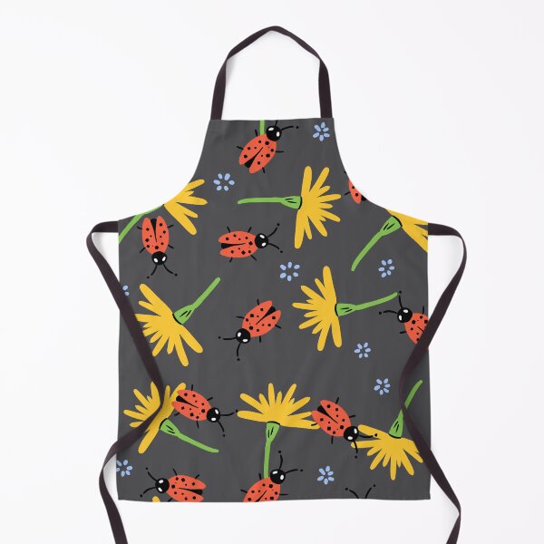 Item preview, Copy of Flower and ladybugs print dark designed and sold by valdegilde.