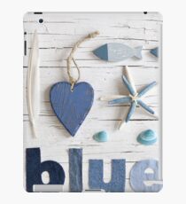 Blue iPad-Hülle & Klebefolie