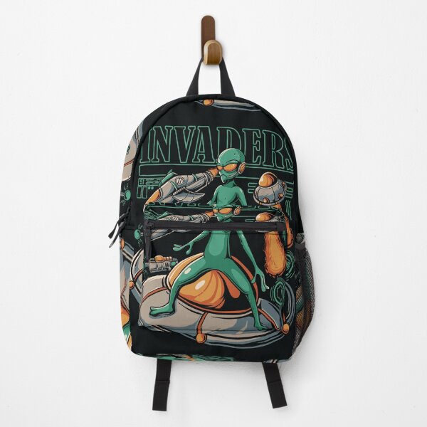 Item preview, Alien Invasion Illustration UFO Spaceship Attacks designed and sold by Peekonet.