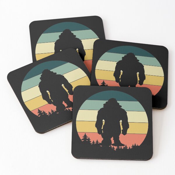 Item preview, Bigfoot Walking In The Woods Retro Sunset designed and sold by tpixx.