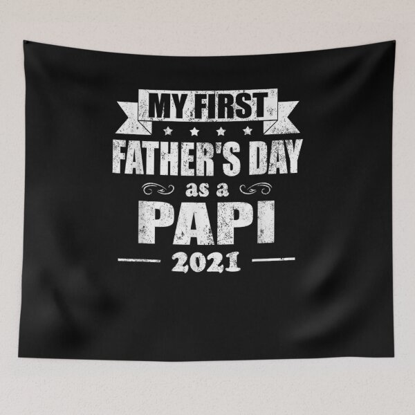 Item preview, Mens My First Father's Day As A Papi Funny New Papi Gift  designed and sold by mchargue12.