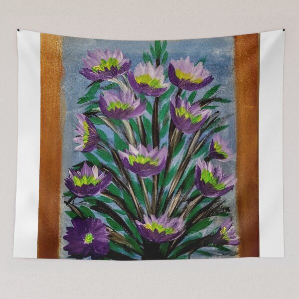 Item preview, Some abstract purple flowers  designed and sold by kkartwork.