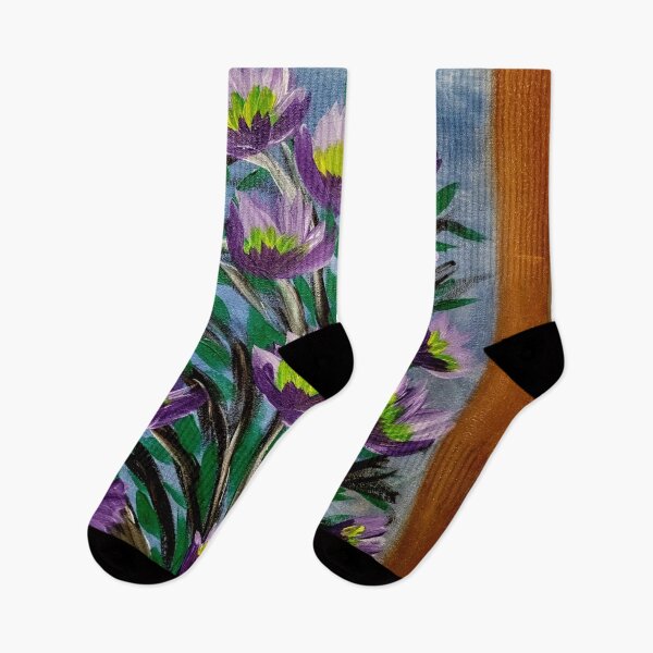 Item preview, Some abstract purple flowers  designed and sold by kkartwork.