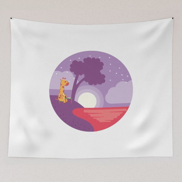 Item preview, Giraffe in the starry night designed and sold by Jahnvi03.