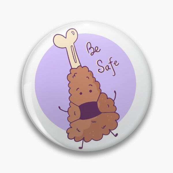 Item preview, Funny Chicken Nugget Be Safe designed and sold by Red-ElYoubi.