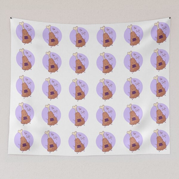 Item preview, Funny Chicken Nugget Be Safe designed and sold by Red-ElYoubi.