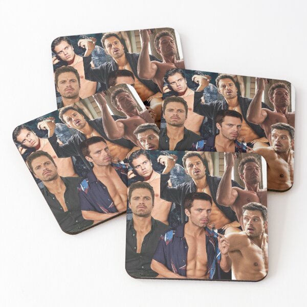 Item preview, Sebastian Stan collage  designed and sold by lizzyrivue.
