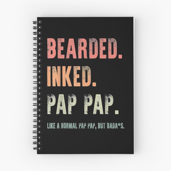 Item preview, Mens Bearded Inked Pap Pap Like A Normal Pap Pap Fathers Day Gift  designed and sold by mchargue12.