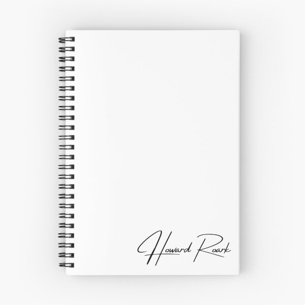 Item preview, Howard Roark Ayn Rand Fountainhead Handwritten Caligraphy designed and sold by seventythree73.