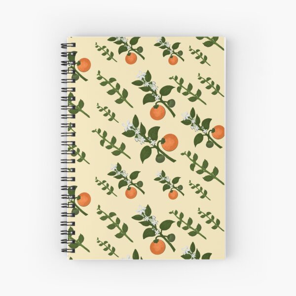Minty Orange Paper Spiral Notebook