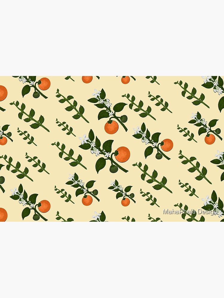 Minty Orange Paper by MahaphalaDesign