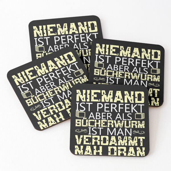 Item preview, NIEMAND IST PERFEKT ABER ALS BUeCHERWURM designed and sold by Spirit-Designs.