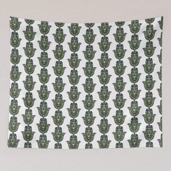 Item preview, Green Hamsa designed and sold by Pixeo.