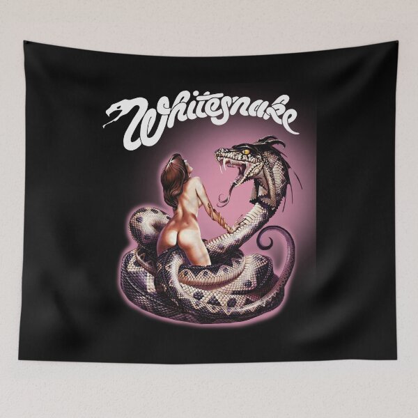 Item preview, Girl and snake whitesnake art band gift for fans designed and sold by Hmtart.
