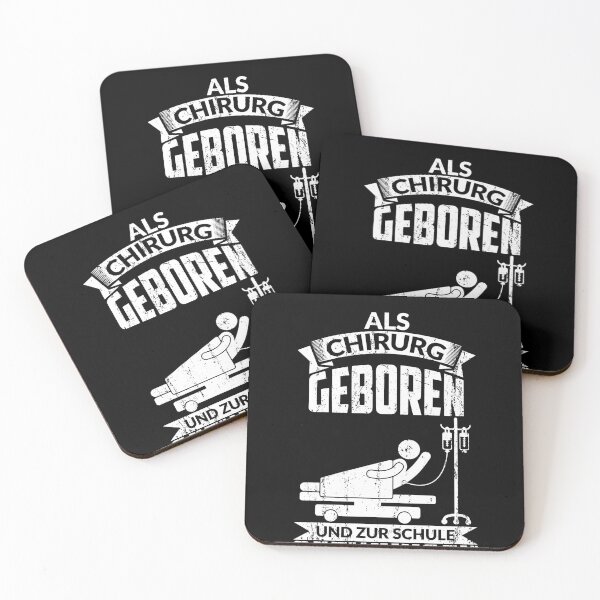 Item preview, ALS CHIRURG GEBOREN UND ZUR SCHULE GEZWUNGEN designed and sold by Spirit-Designs.