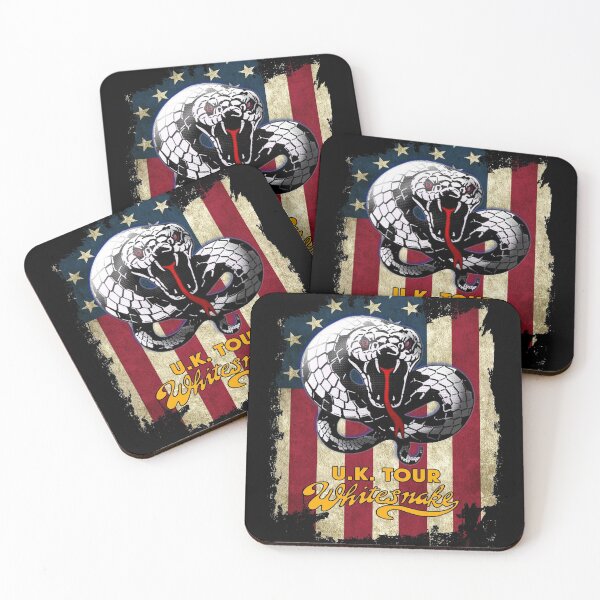 Item preview, Flag america whitesnake art band gift for fans designed and sold by Hmtart.