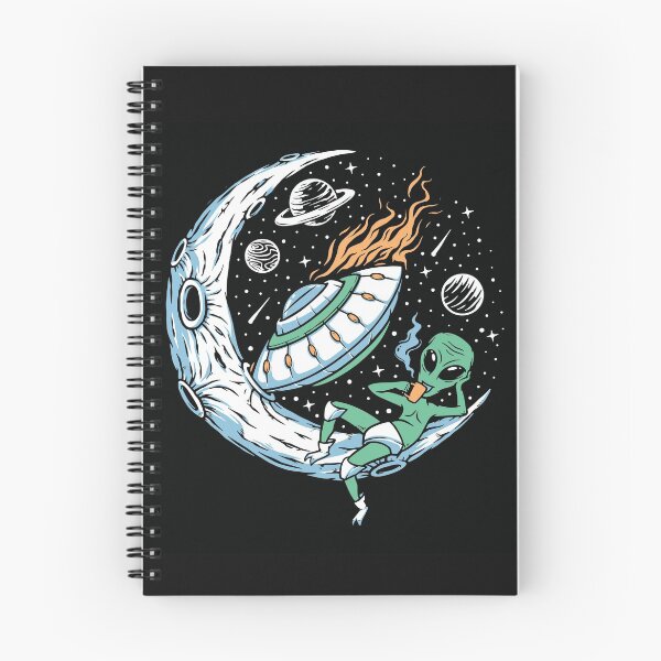 Item preview, Alien Stranded Moon Illustration designed and sold by Peekonet.